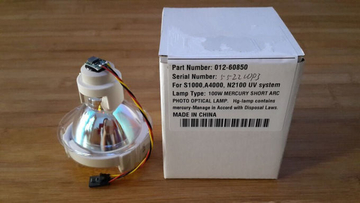 012-60850 uv curing lamp 100W MERCURY ARC Use for S1000,A4000 ,N2100 UV System.